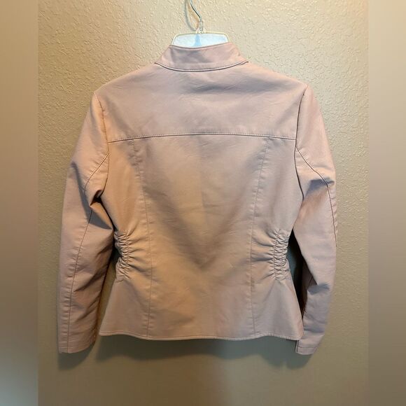 Baccini Faux Leather Jacket - Picture 2 of 10